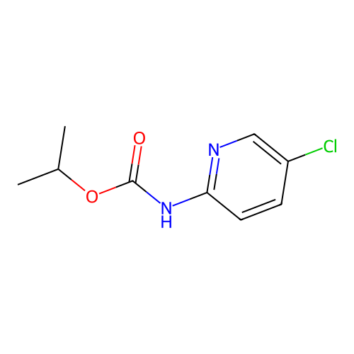 isopropyl N-(5-chloro-2-pyridyl)carbamate structure