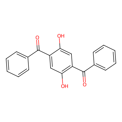 Methanone, (2,5-dihydroxy-1,4-phenylene)bis[phenyl- structure