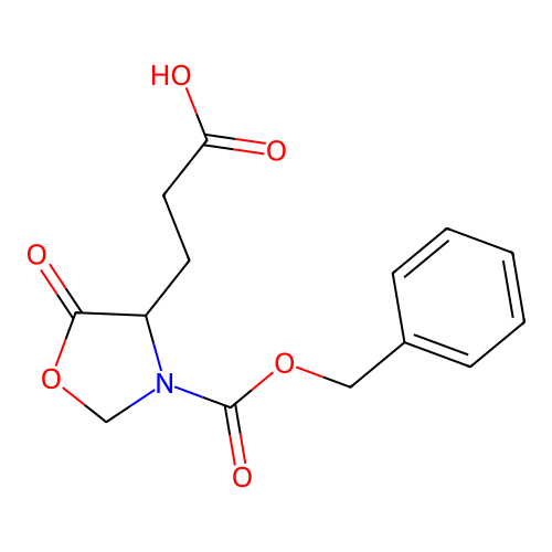 3-{3-[(Benzyloxy)carbonyl]-5-oxo-1,3-oxazolidin-4-yl}propanoic acid structure
