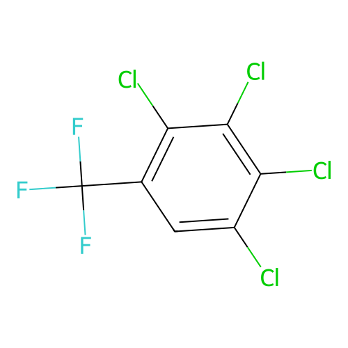 1,2,3,4-Tetrachloro-5-(trifluoromethyl)benzene structure