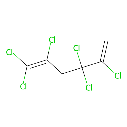 1,5-Hexadiene, 1,1,2,4,4,5-hexachloro- structure