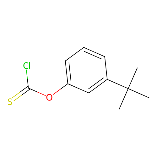 O-(3-tert-butylphenyl) chloromethanethioate structure