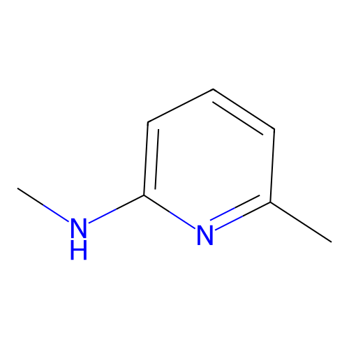 N,6-dimethylpyridin-2-amine structure