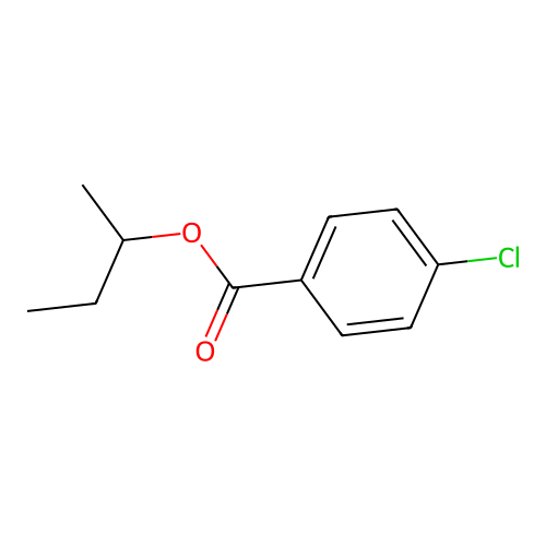 Sec-butyl 4-chlorobenzoate structure