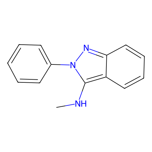 2h-Indazol-3-amine,n-methyl-2-phenyl- structure