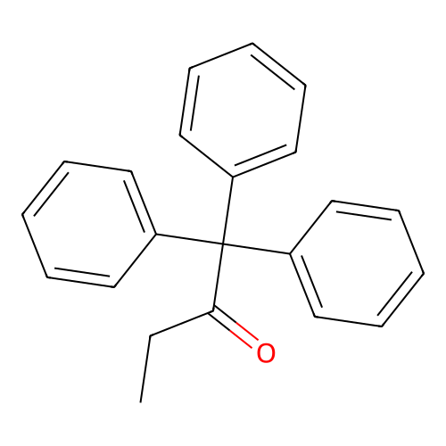 2-Butanone, 1,1,1-triphenyl- structure
