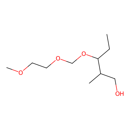 3-(2-Methoxyethoxymethoxy)-2-methylpentan-1-ol structure