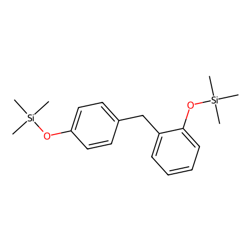 2,4'-Bis(trimethylsilyloxy)diphenylmethane structure