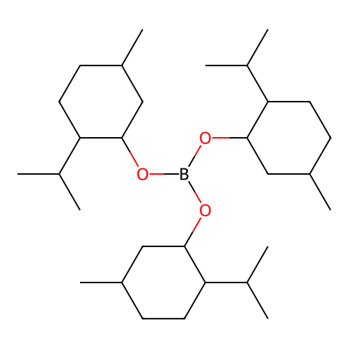 Cyclohexanol, 5-methyl-2-(1-methylethyl)-, triester with boric acid (H3BO3) structure