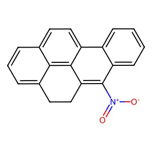 6-Nitro-4,5-dihydrobenzo(a)pyrene structure