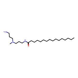 N-(3-((3-Aminopropyl)methylamino)propyl)hexadecan-1-amide structure