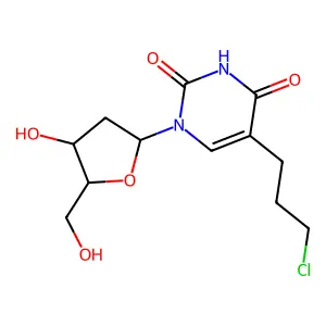 5-(3-Chloropropyl)-2'-deoxyuridine structure