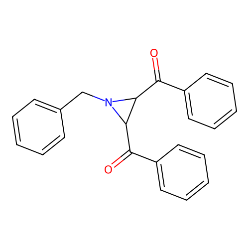 Methanone, (1-(phenylmethyl)-2,3-aziridinediyl)bis(phenyl- structure