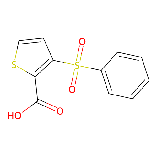 3-(Phenylsulfonyl)thiophene-2-carboxylic acid structure