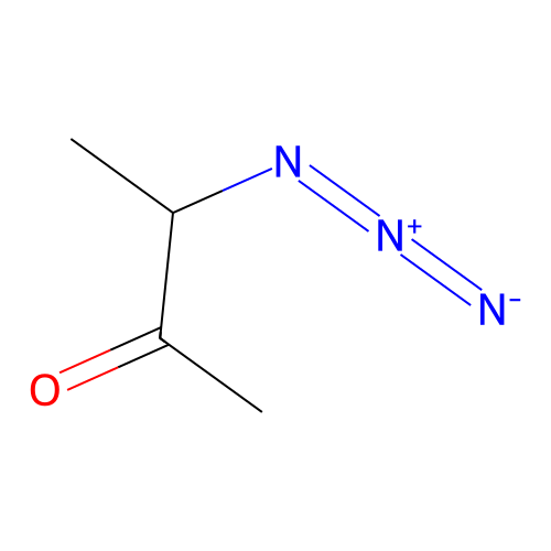 2-Butanone, 3-azido- structure