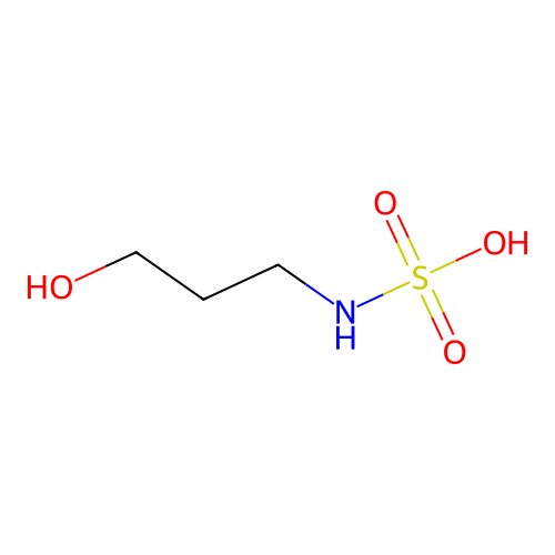 (3-Hydroxypropyl)sulfamic acid structure