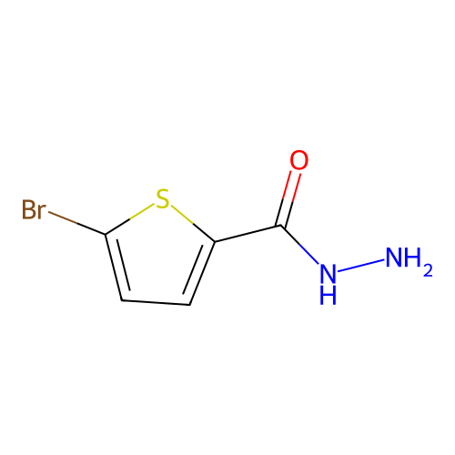 5-Bromothiophene-2-carbohydrazide structure