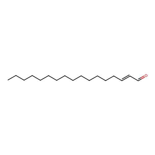 Heptadecenal structure