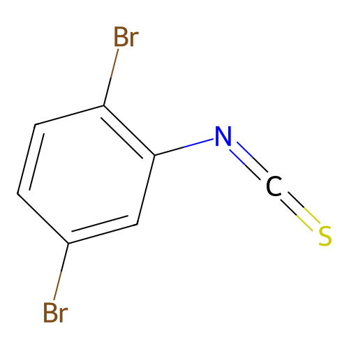 2,5-Dibromophenyl isothiocyanate structure