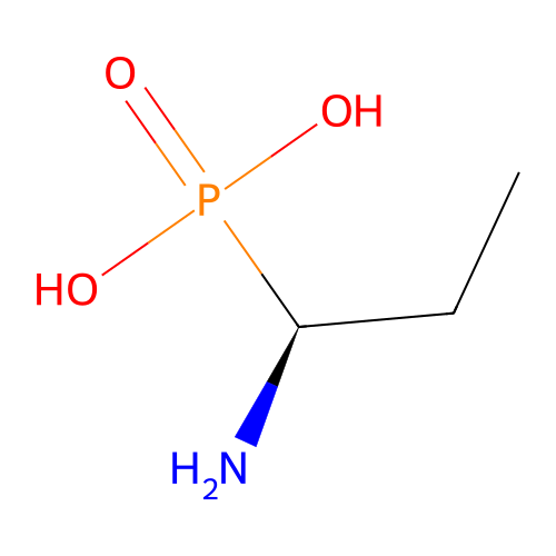 (1S)-(+)-(1-Aminopropyl)phosphonic acid structure