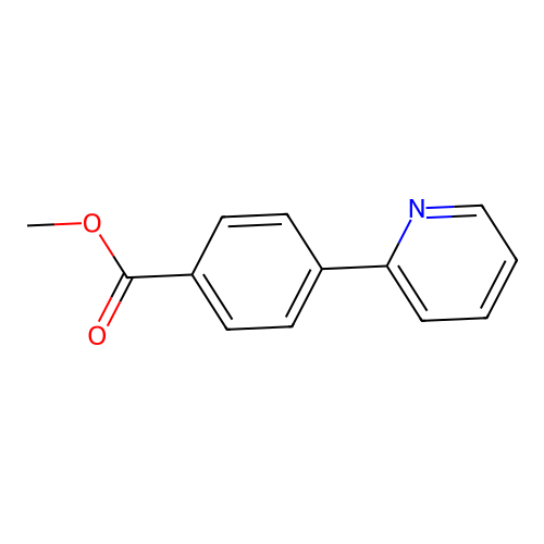 Methyl 4-(pyridin-2-YL)benzoate structure