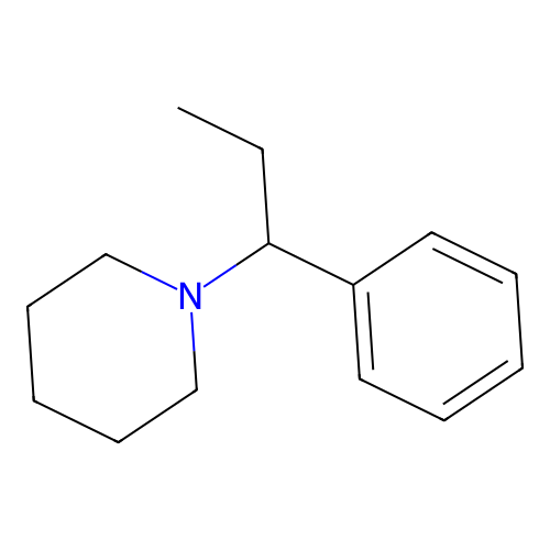 Phenyl piperidinyl propane structure