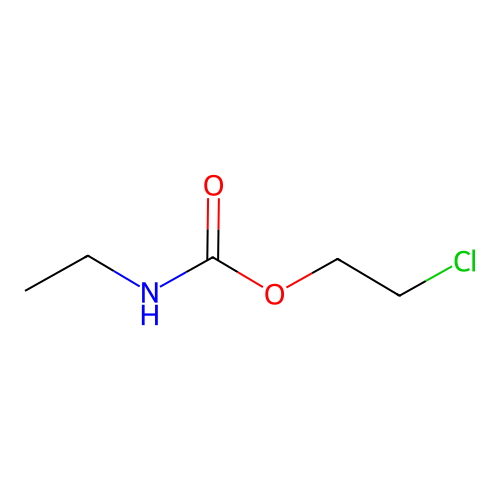 2-氯乙基N-乙基氨基甲酸酯 structure