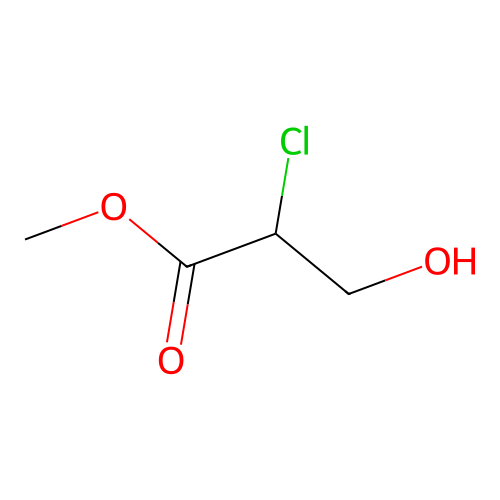 Methyl 2-chloro-3-hydroxypropionate structure