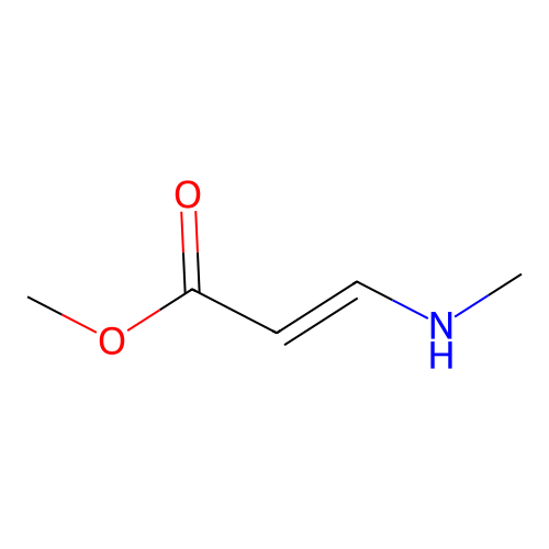Methyl-3-(methylamino)acrylate structure