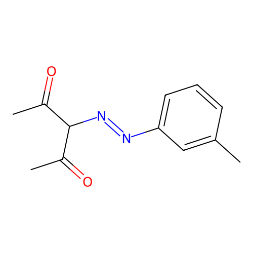 3-(m-Tolylazo)-2,4-pentanedione structure