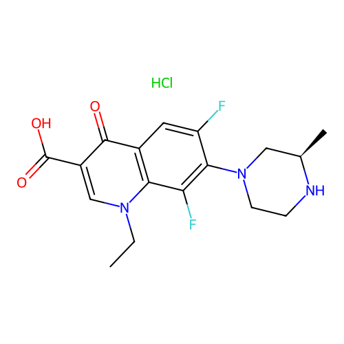 Maxaquin structure