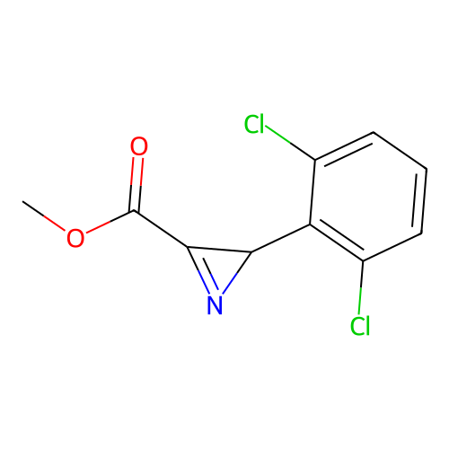 Methyl 2-(2,6-dichlorophenyl)-2H-azirine-3-carboxylate structure