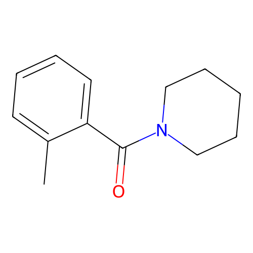 Piperidine, 1-(methylbenzoyl)- structure