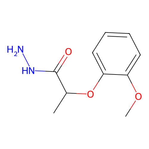 2-(2-Methoxyphenoxy)propanohydrazide structure
