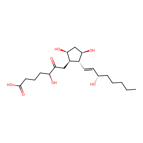 5-Hydroxy-6-ketoprostaglandin F1alpha structure