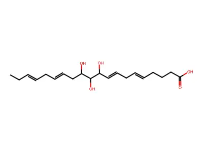 10,11,12-三羟基-5,8,14,17-二十碳四烯酸 structure