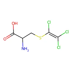 S-(1,2,2-Trichloroethenyl)-L-cysteine structure