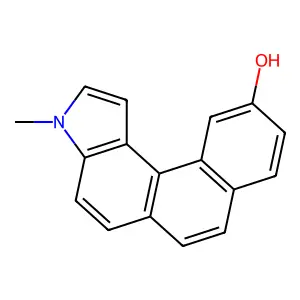 3-Methylnaphtho(1,2-E)indol-10-ol structure