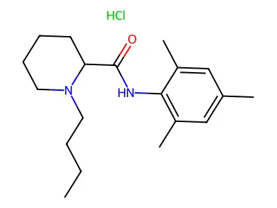 1-sec-Butyl-piperidine-2-carboxylic acid (2,4,6-trimethyl-phenyl)-amide structure