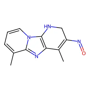 3-Hydroxyamino-4,6-dimethyldipyrido(1,2-a:3',2'-d)imidazole structure