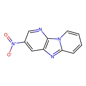 Dipyrido(1,2-a:3',2'-d)imidazole, 3-nitro- structure