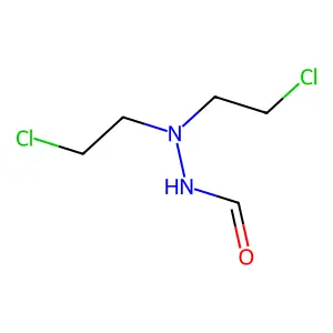 2,2-双(2-氯乙基)甲酰肼 structure