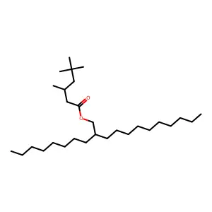 2-Octyldodecyl 3,5,5-trimethylhexanoate structure