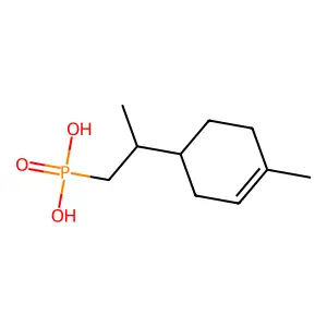 [2-(4-Methylcyclohex-3-en-1-yl)propyl]phosphonic acid structure