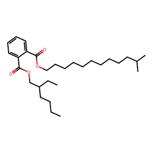 2-Ethylhexyl isotridecyl phthalate structure