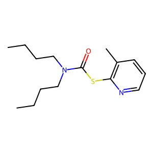 Cqarbamothioic acid, dibutyl-, S-(3-methylpyridinyl) ester structure