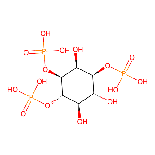Inositol 1,3,4-trisphosphate structure