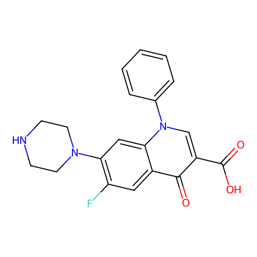 Quinolone der. structure