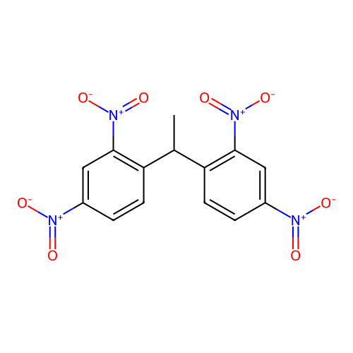 Benzene, 1,1'-ethylidenebis[2,4-dinitro- structure
