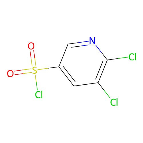 5,6-dichloropyridine-3-sulfonyl Chloride structure